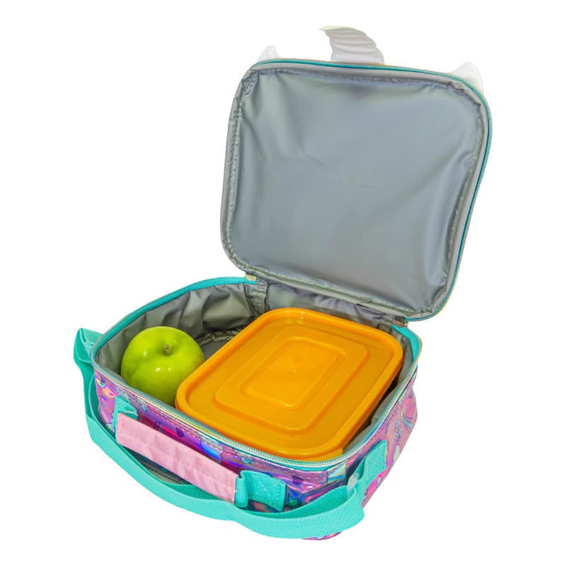 Kit Escolar T-Go 3 Piezas Unicornio | Mochila 16" + Lunchera Térmica + Cartuchera