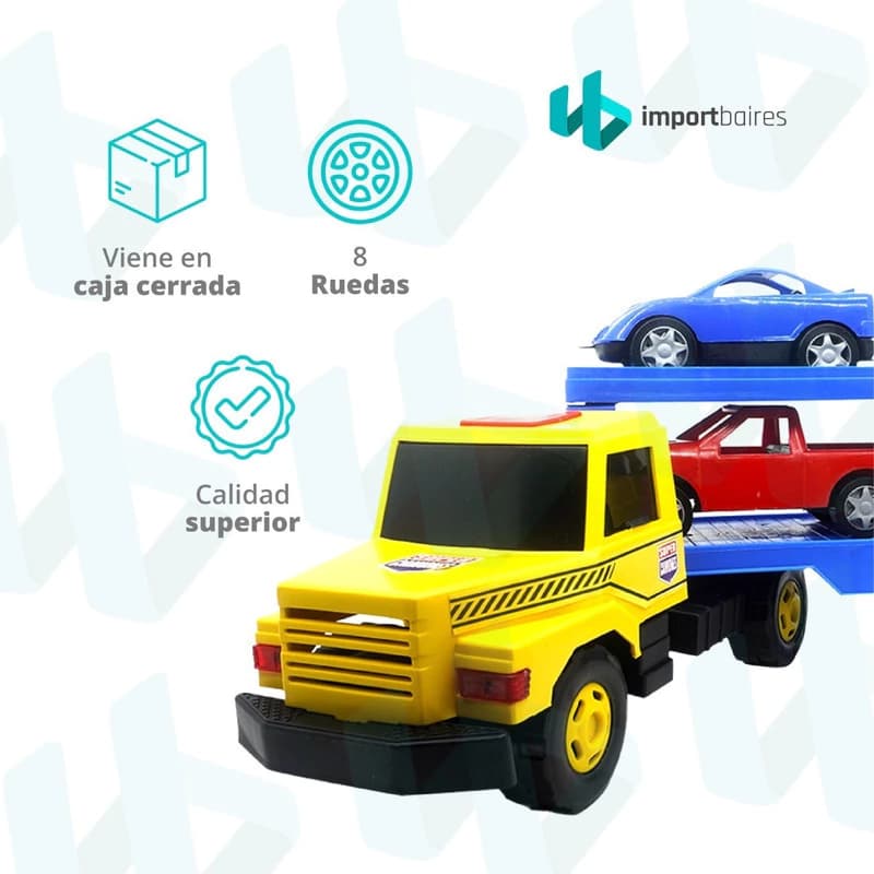 Camión Transportador con Rampa Articulada Lionel's 50 cm plástico reforzado