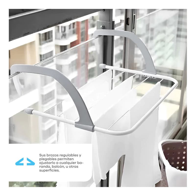 Tender Plegable para Balcón | Brazos Regulables | Simple Home