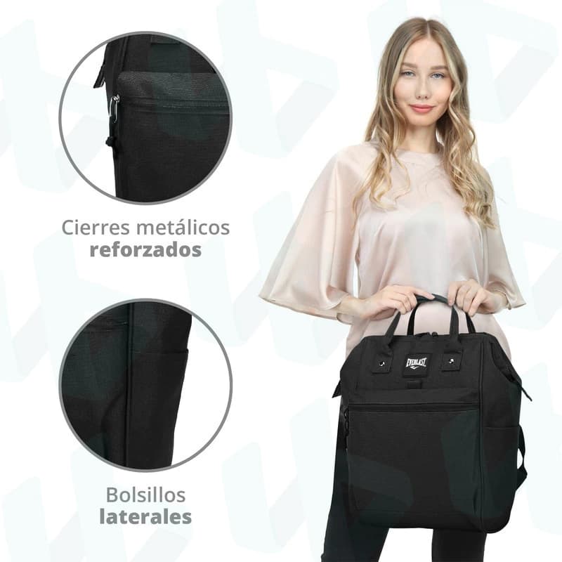 Mochila Everlast Boca de Pez Antirrobo 20 L con Porta Notebook 15,6"