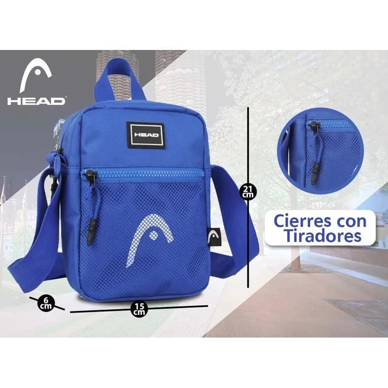 Morral Head unisex: libertad y estilo en tus viajes — Negro con red