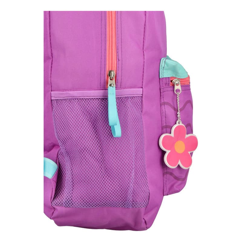 Mochila Escolar Bagcherry 18L con Cartuchera de Regalo | Tiras Air Mesh — Negro 440008 / Liso
