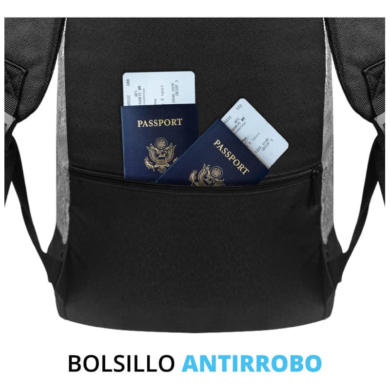 Mochila T-GO Urbana con Porta Notebook 15.6" Reforzada