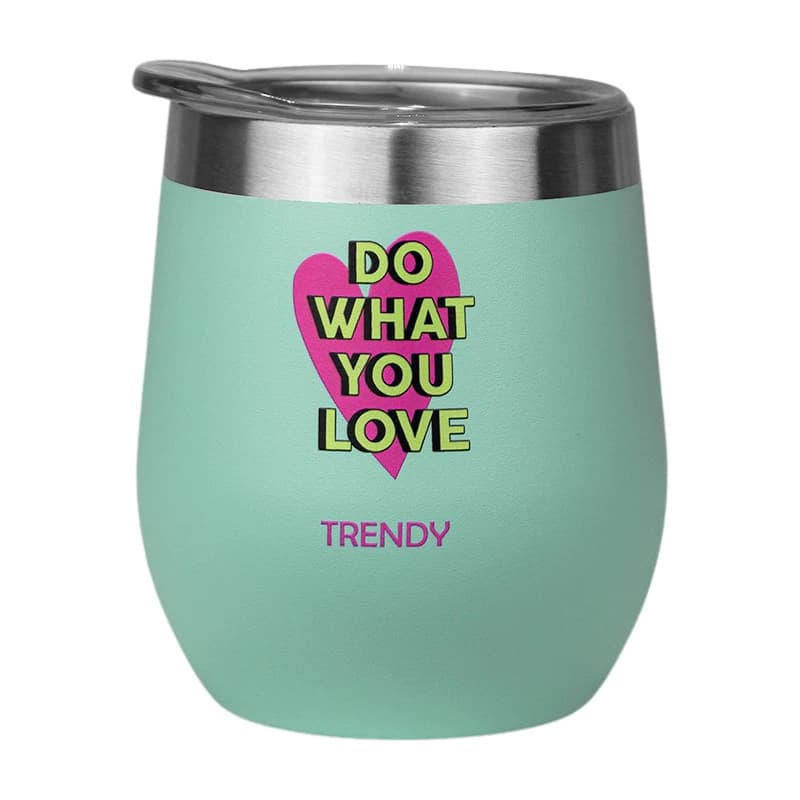 Mate Térmico Trendy 280 ml Acero Inoxidable con Tapa — Frío y Calor — Agua 16268 / Liso