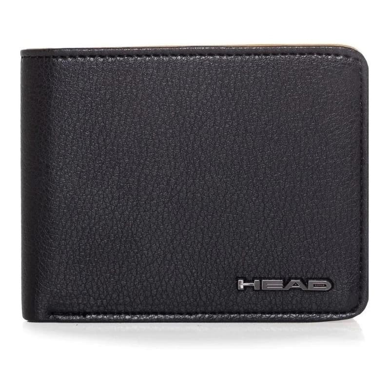 Billetera Head Eco Cuero PU 12 Tarjetas con Caja de Regalo — Negro