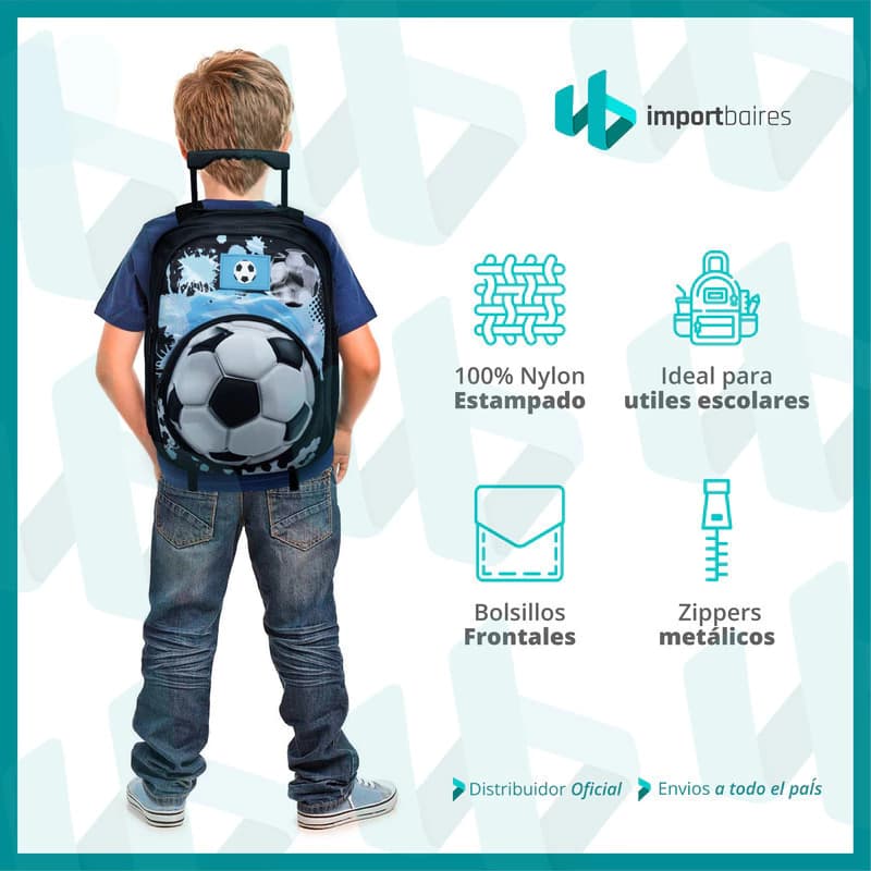 Mochilas Con Ruedas Trendy Carrito Escolar Primaria Niño — Verde musgo 16763 / Dinosaurio