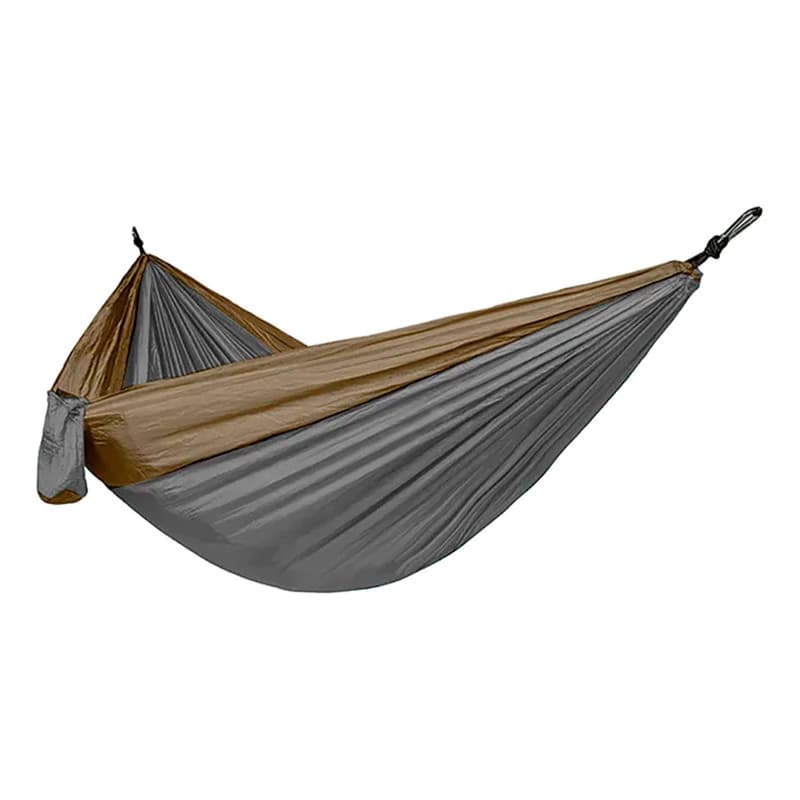 Hamacas Paraguayas Camping Discovery Bolso Liviana — Verde petróleo / Lisa