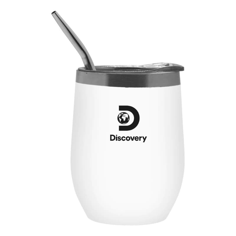 Mate Térmico Discovery Acero Inoxidable 350ml con Tapa y Bombilla