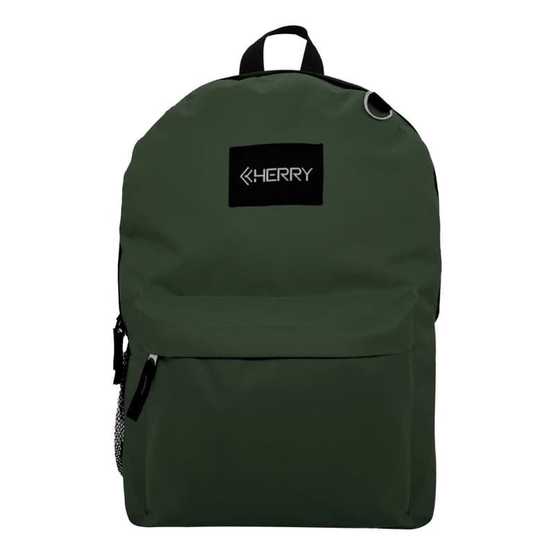 Mochila Escolar Urbana Bagcherry 19L reforzada con porta notebook — Verde musgo 440017 / Lisa