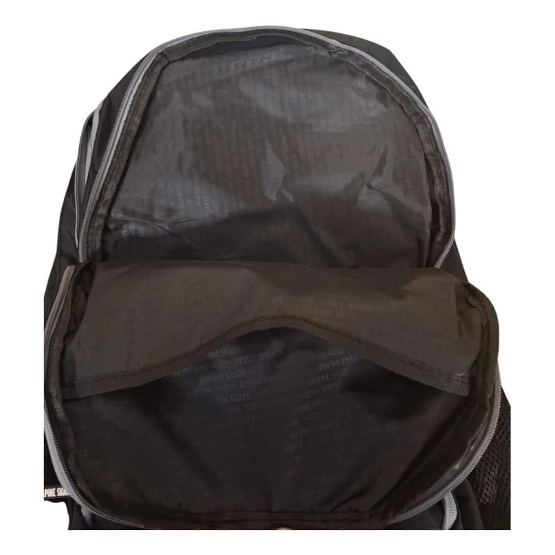 Mochila de Viaje y Trekking Alpine Skate 40 L — Negro Rayas