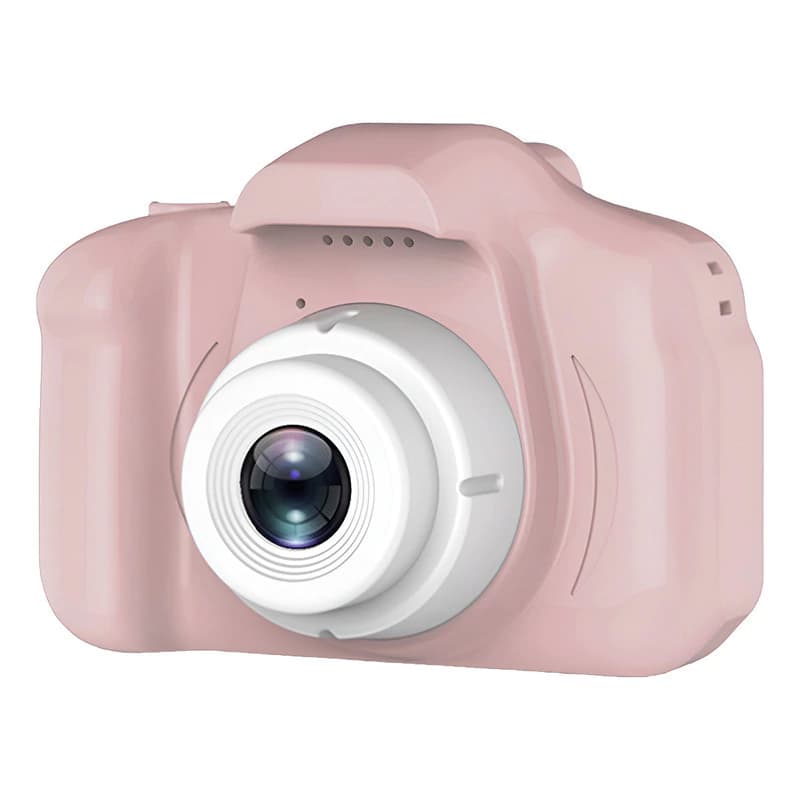 Cámara Digital Hd Niños Niñas Facil Uso Filma Fotos Color — Rosa