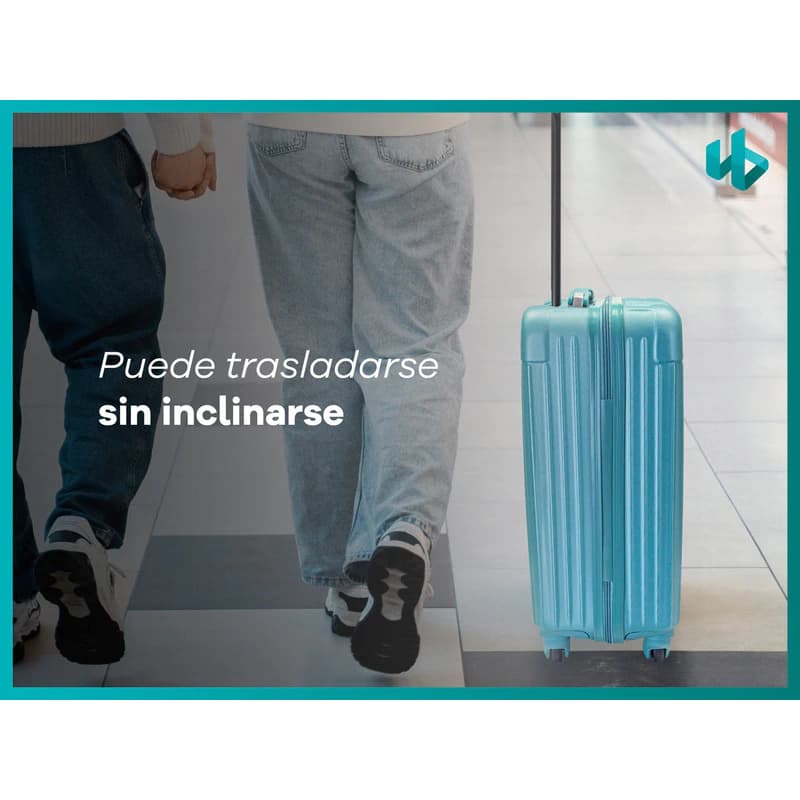 Valija Carry On CARRION 20" -- Liviana, Resistente y Lista para Viajar ? — Plata