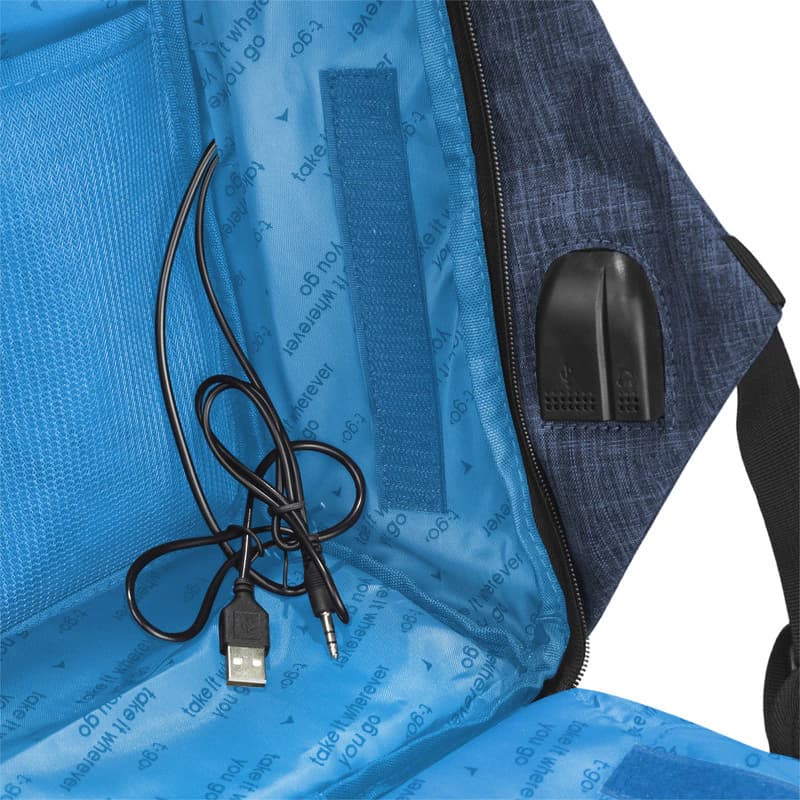 Mochila Urbana T-Go AB05 26L Antirrobo con Puerto USB y Porta Notebook 15.6"
