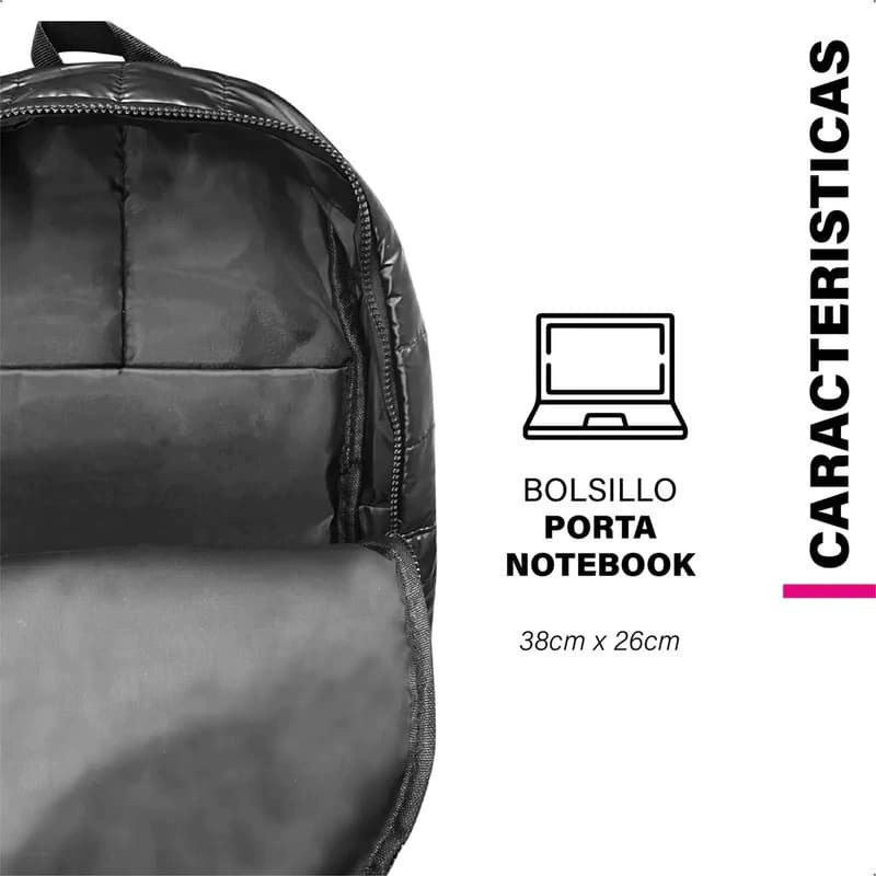 Mochila Escolar Acolchada | Porta Notebook 14 | Muaa