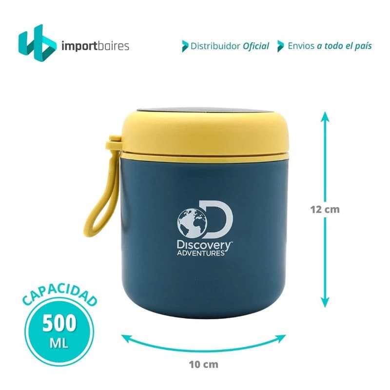 Termo Vianda Acero Inox Doble Capa Termica Comidas Sopas