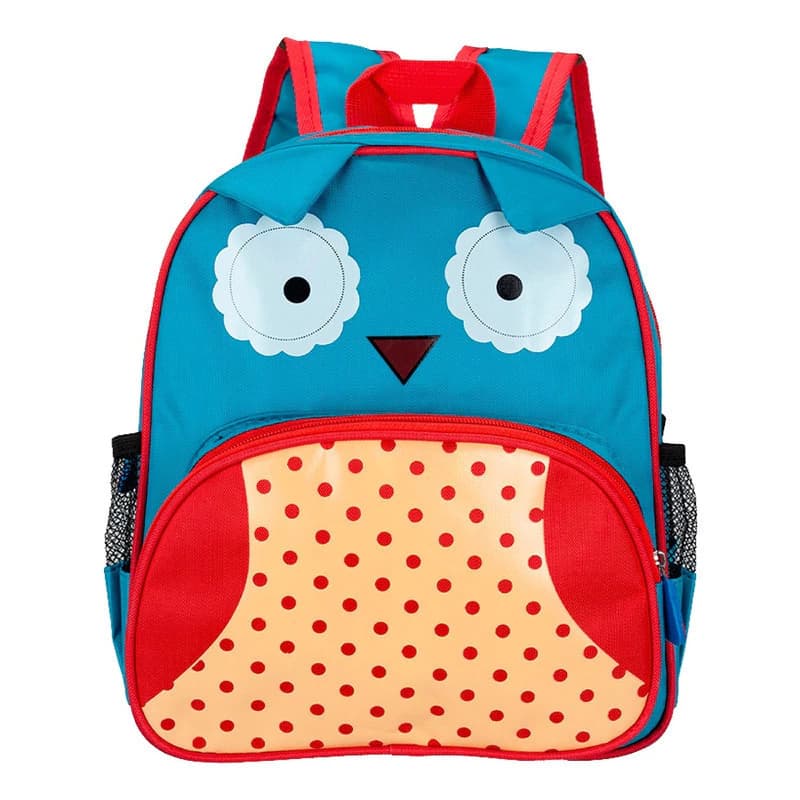 Mochila Jardín Diseño Animales con Orejitas Kiburi - Preescolar Nena Nene — Turquesa 3112 / Búho