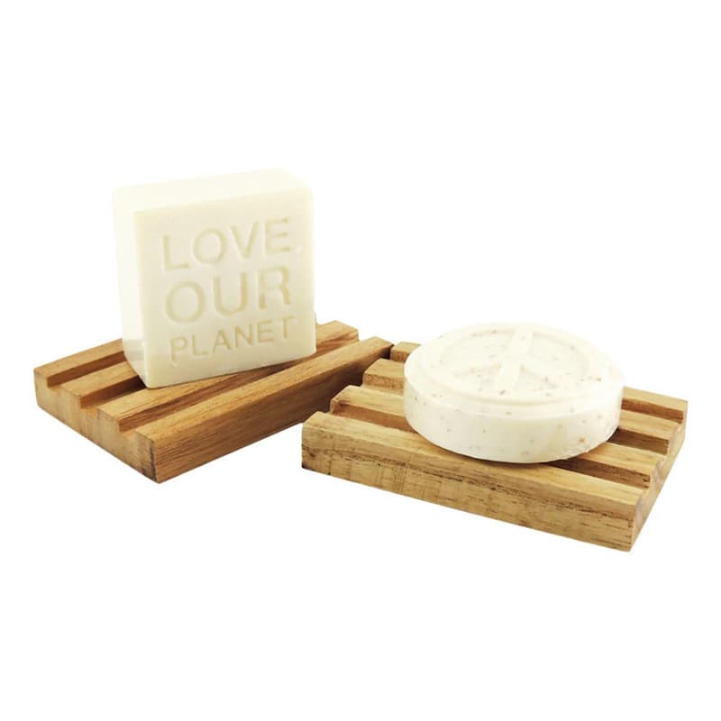 Set de Baño x3 Piezas | Madera Maciza de Paraíso | Simple Home