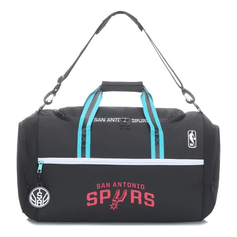 Bolso Deportivo Hombre Mujer Nba Original Bolsillo Lateral — Negro 16351 / SAN ANTONIO SPURS