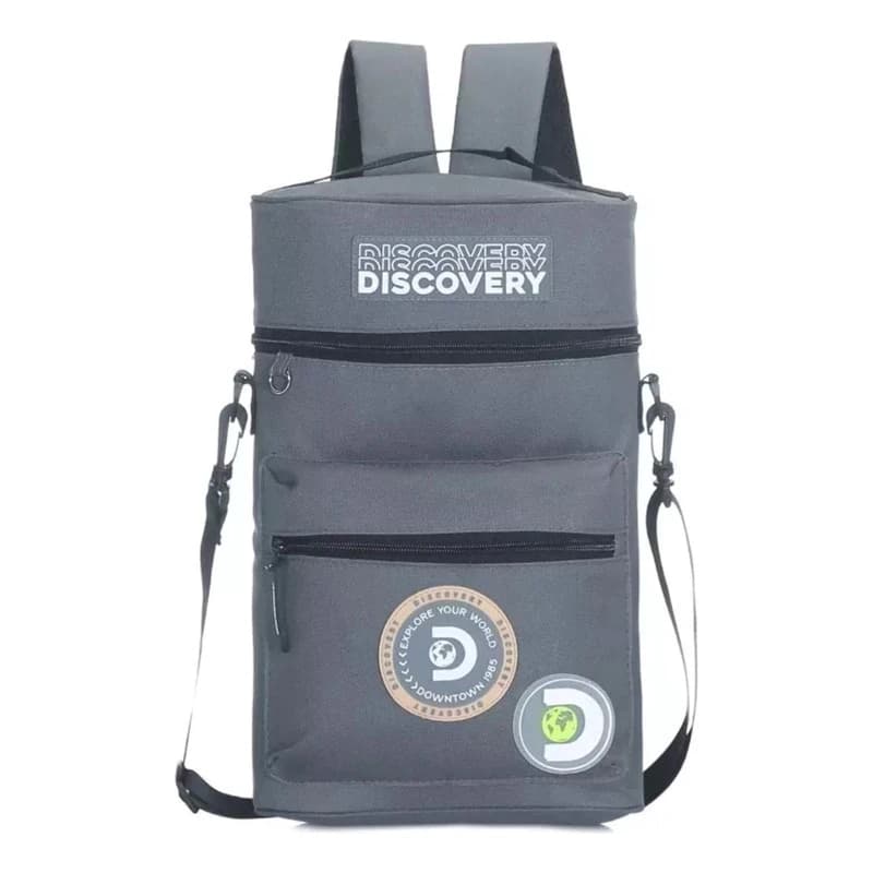 Mochila Matera Discovery Adventure Porta Termo hasta 1,3 L — Bolso Morral — Gris