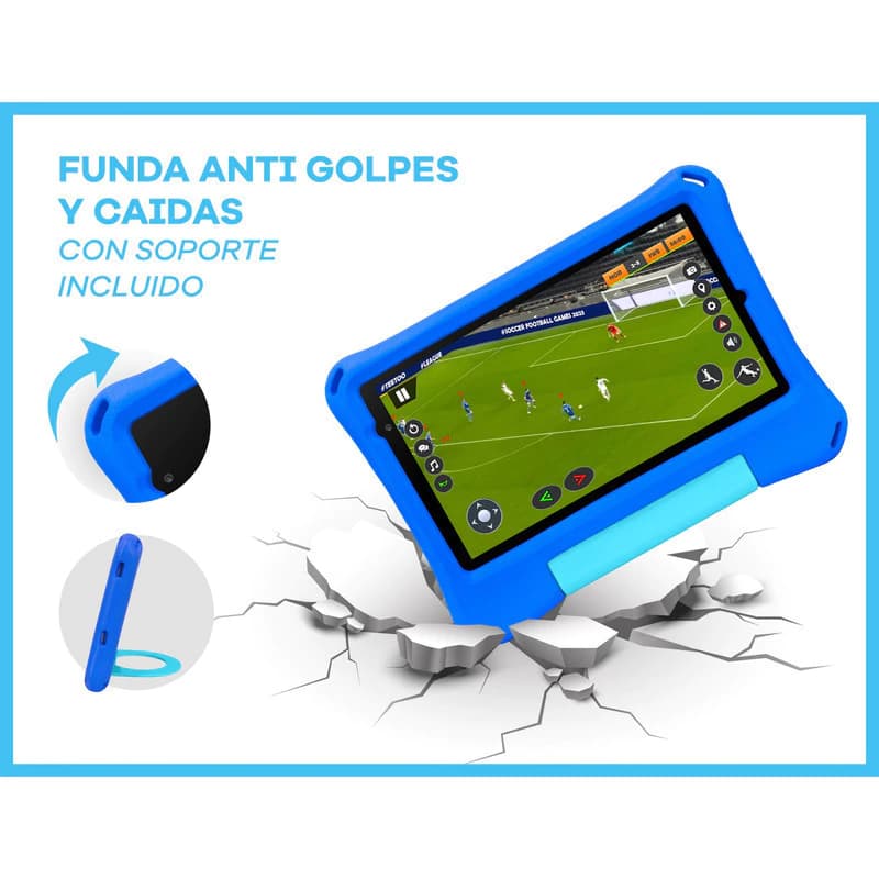 Tablet T-go Tabi 8 Helios 64gb 4gb Ram + Auriculares — Azul