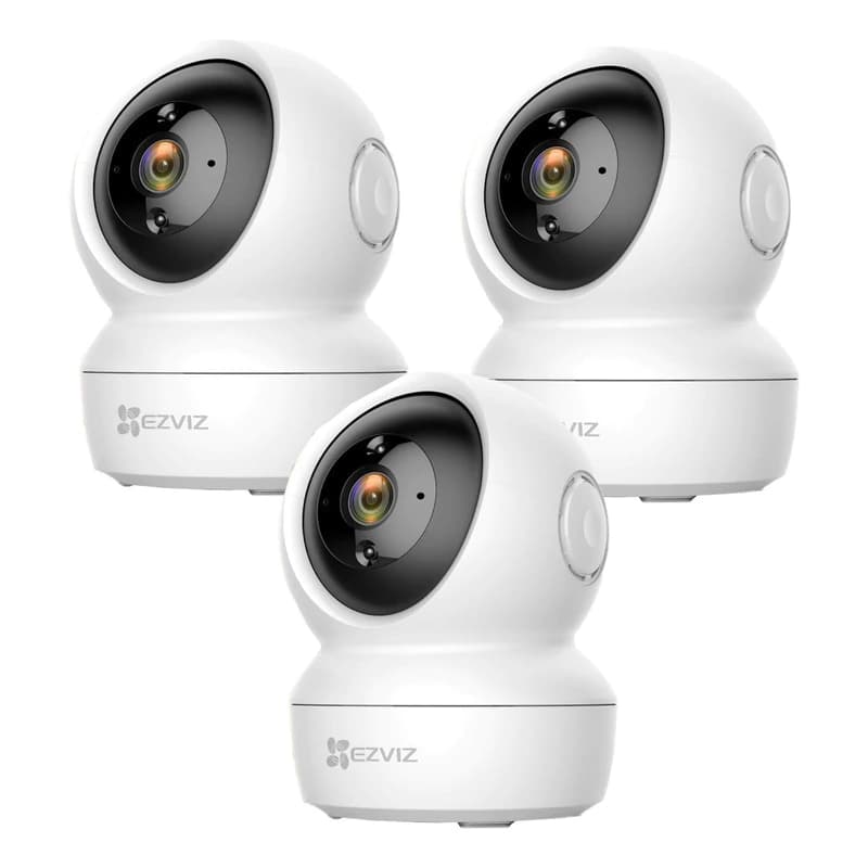 Combo X3 Cámara Seguridad Ezviz C6n Visión Nocturna Wifi 360