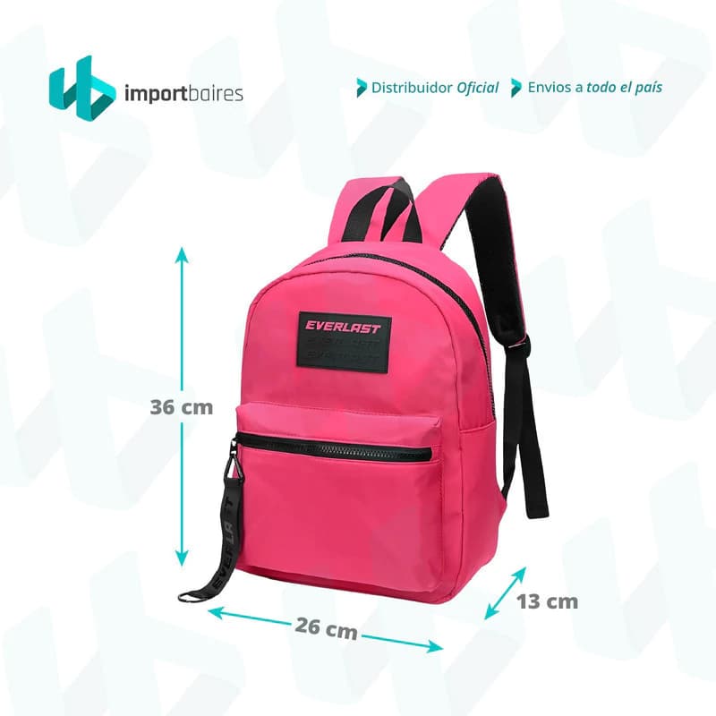 Mochila Everlast Urbana 12 L con separador para tablet y llavero