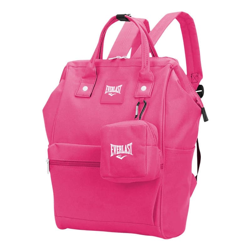Mochila Cartera Urbana Boca De Pez Modelo Grande Nylon — Negro 22204