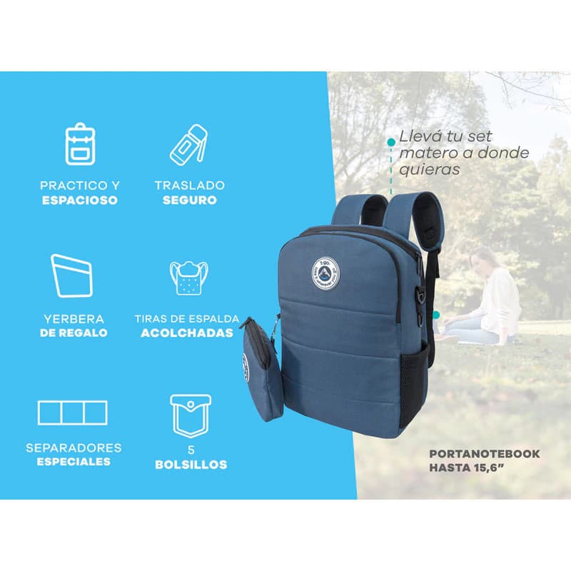 Mochila Matera EB320 | Porta Notebook | T-GO — Rosa