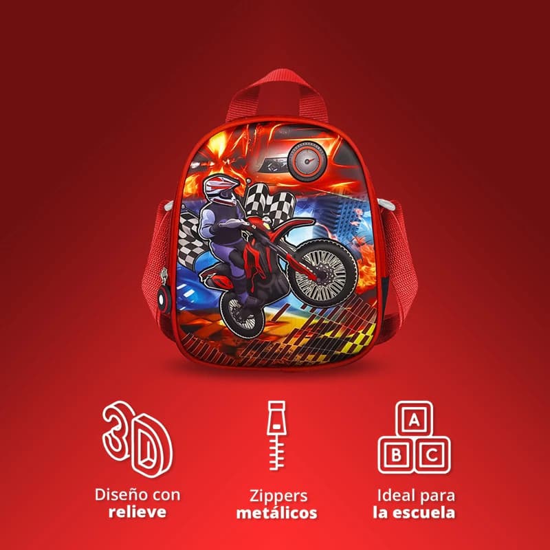 Lunchera Térmica Escolar Trendy Super Kids con Correa 3D — 24x20x7 cm — Fucsia Unicornio 14973