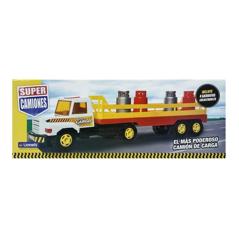 Camión de Juguete Grande Lionel's Transportador con Autos o Animales 50 cm