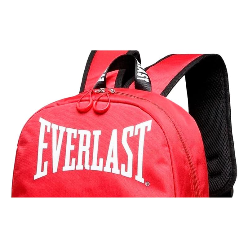 Mochila Escolar Urbana + Llavero | Everlast — Negro / Liso