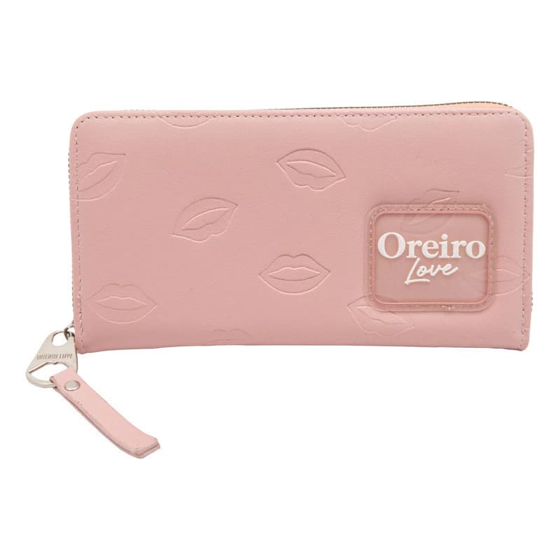 Billetera Mujer Las Oreiro Love Cuero PU con Monedero y Tarjetero