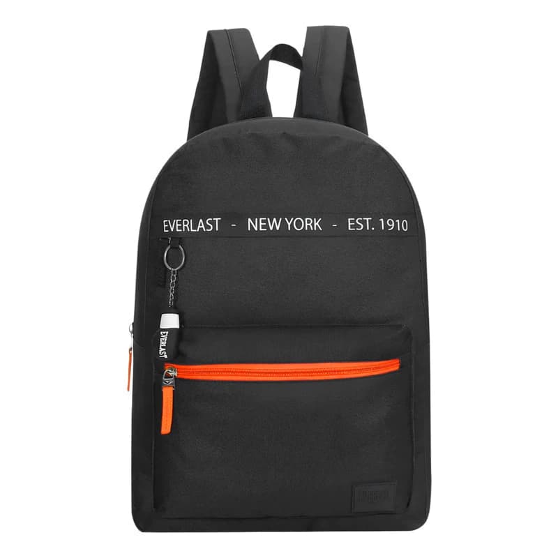 Mochila Escolar Urbana | Porta Notebook | Everlast — Negro (16063)