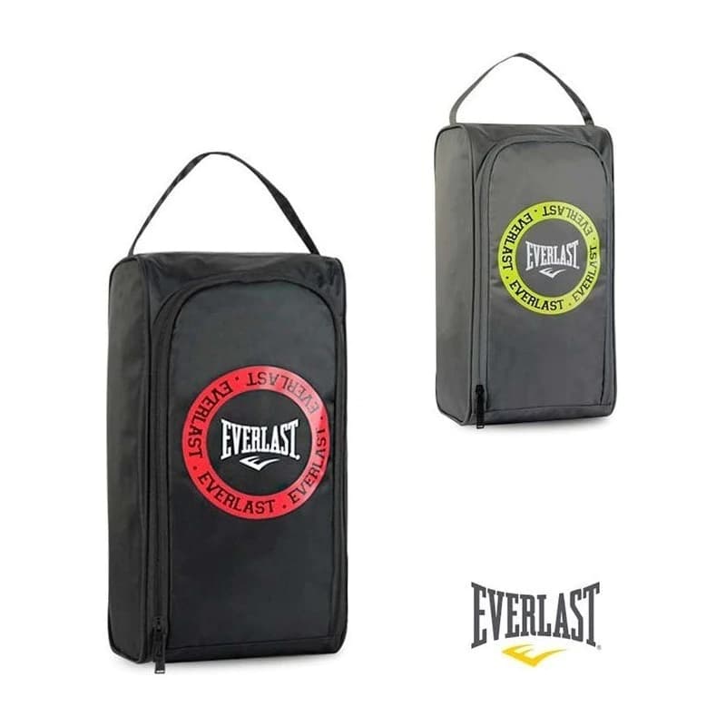 Bolso Botinero Deportivo Everlast | Fútbol y Gym | Negro 9L Resistente
