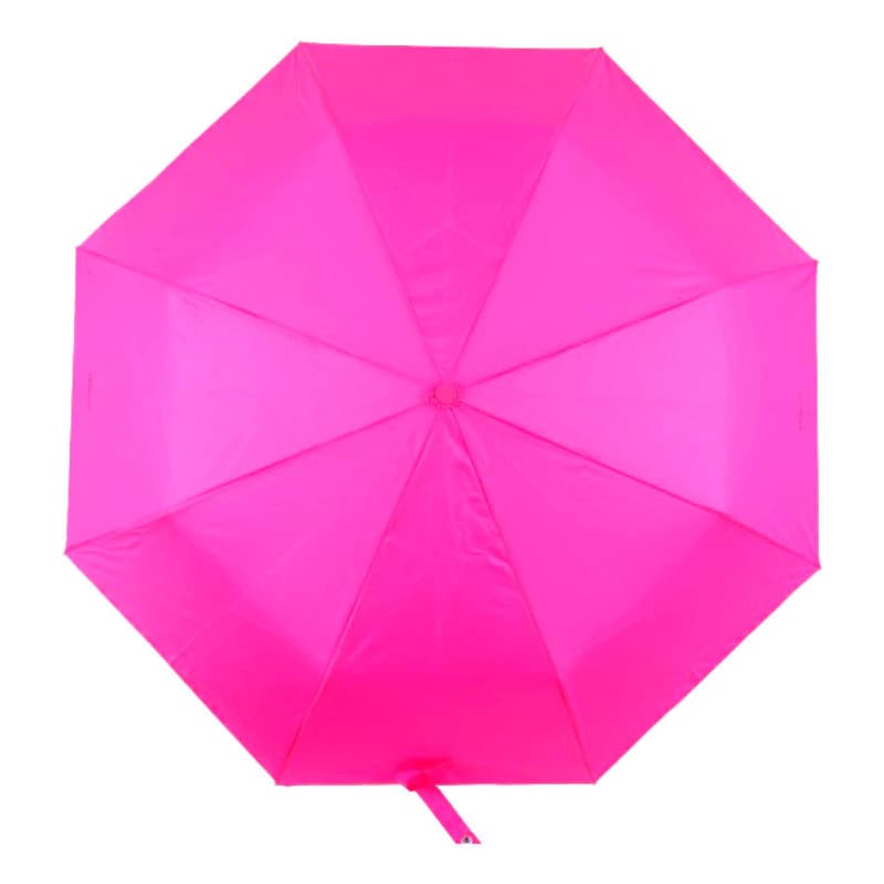 Paraguas Chico Hombre Mujer Reforzado Semi Automático Corto — Fucsia 6271 / Liso