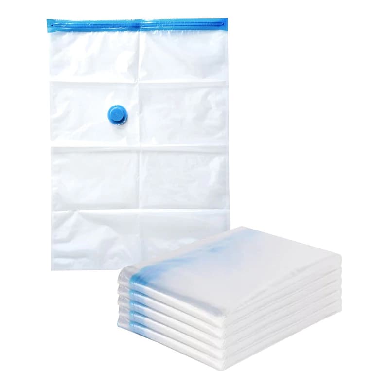 Bolsas al Vacío T-Go 60x80 cm Reutilizables x5 — Guardá más, ocupá menos
