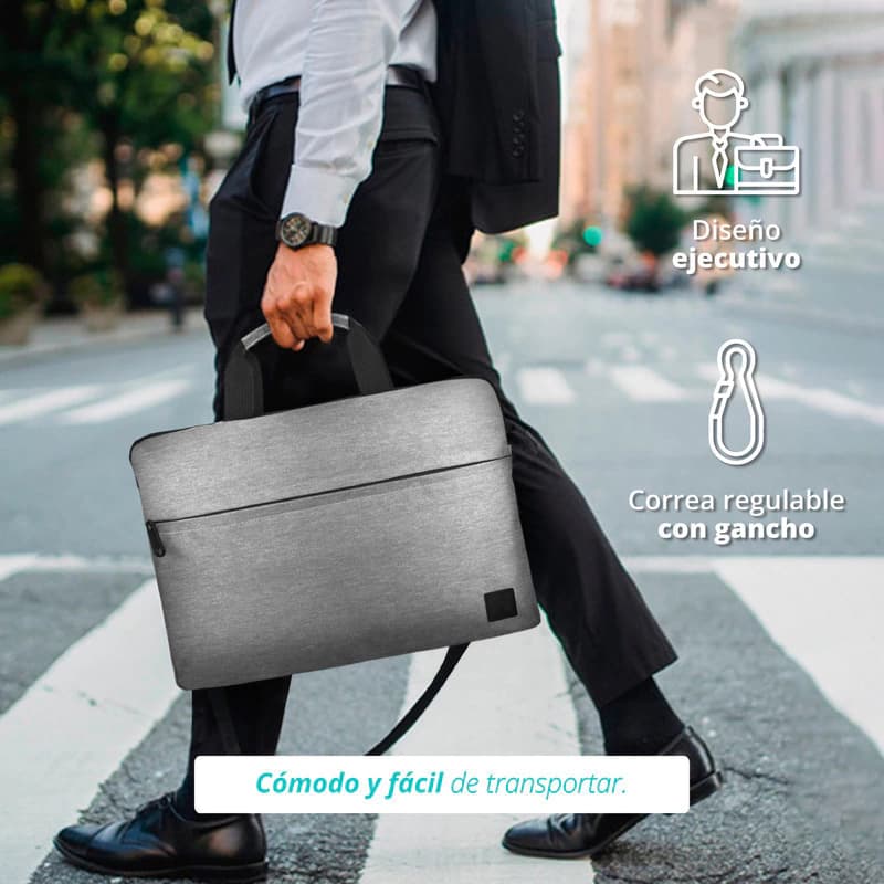 Maletin Porta Notebook Laptop Bolso Hombre Mujer 14 15,6