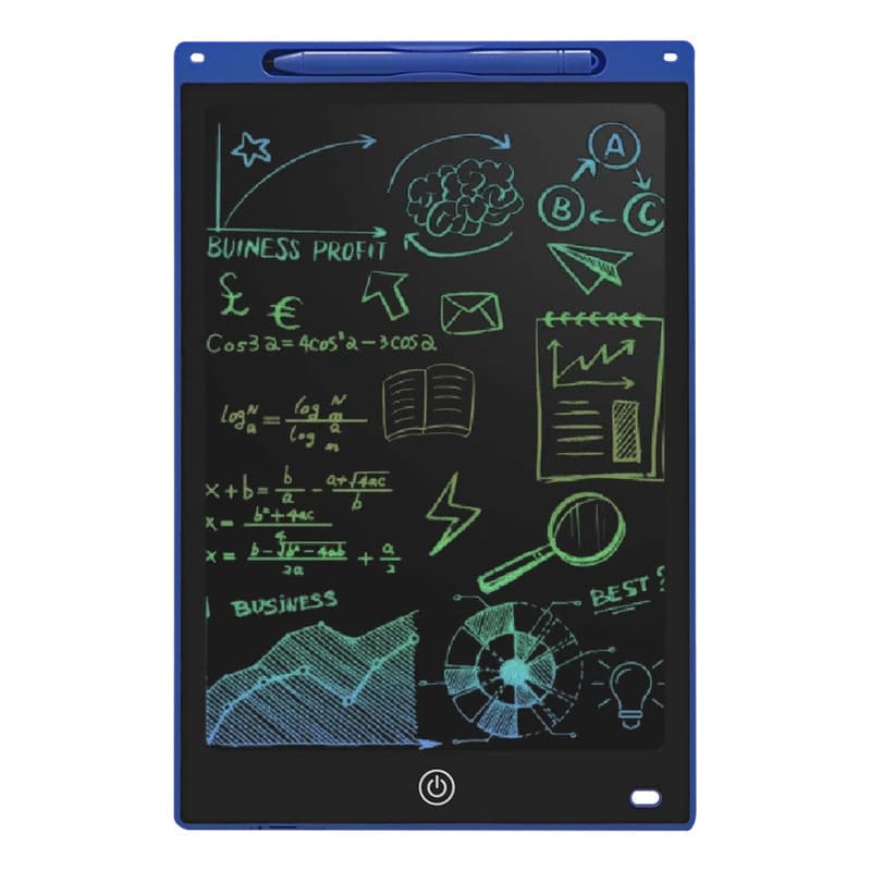 Pizarra Mágica Infantil Grande 12" T-Go — Dibujo Digital sin Papel — Azul