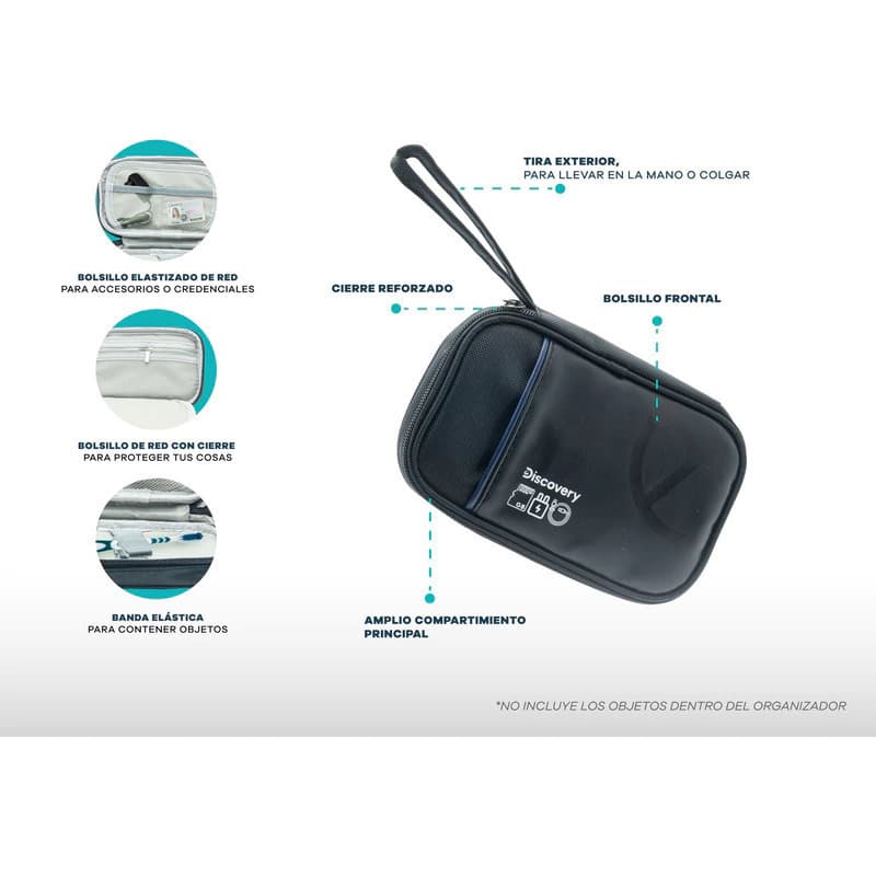 Bolso De Viaje Pocket Para Accesorios Digitales Neceser