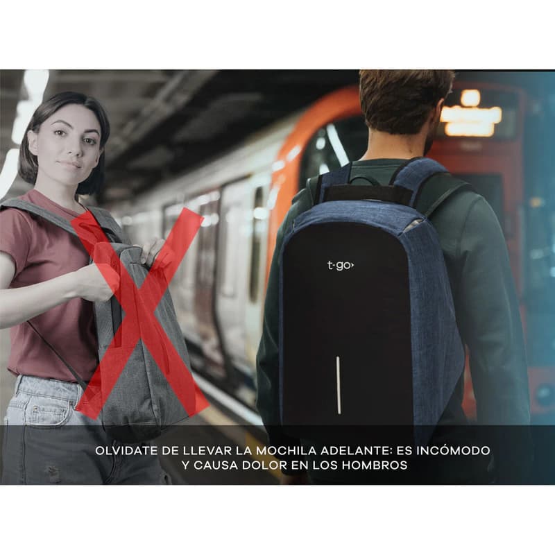Mochila Antirrobo Urbana Smart Carga Con Puerto Usb Acolchada Notebook Tablet Celular Laptop 15.6 Hombre Mujer — Rosa / Liso