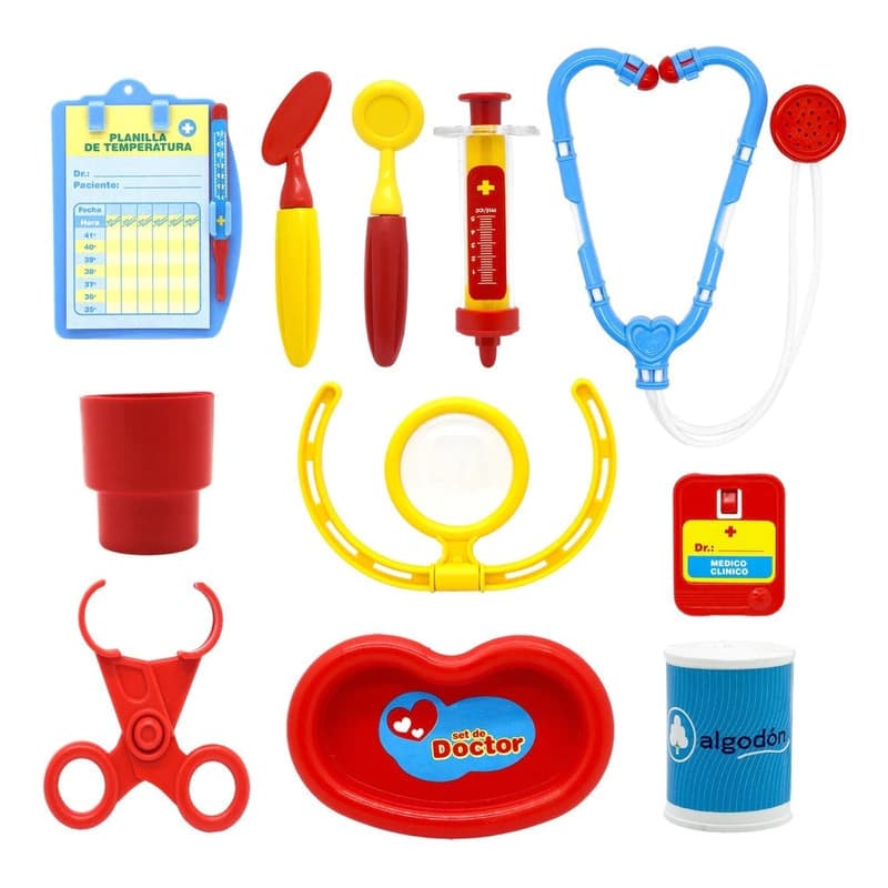 Valija Maletín De Juguete Doctor Doctora Con Accesorios — Azul