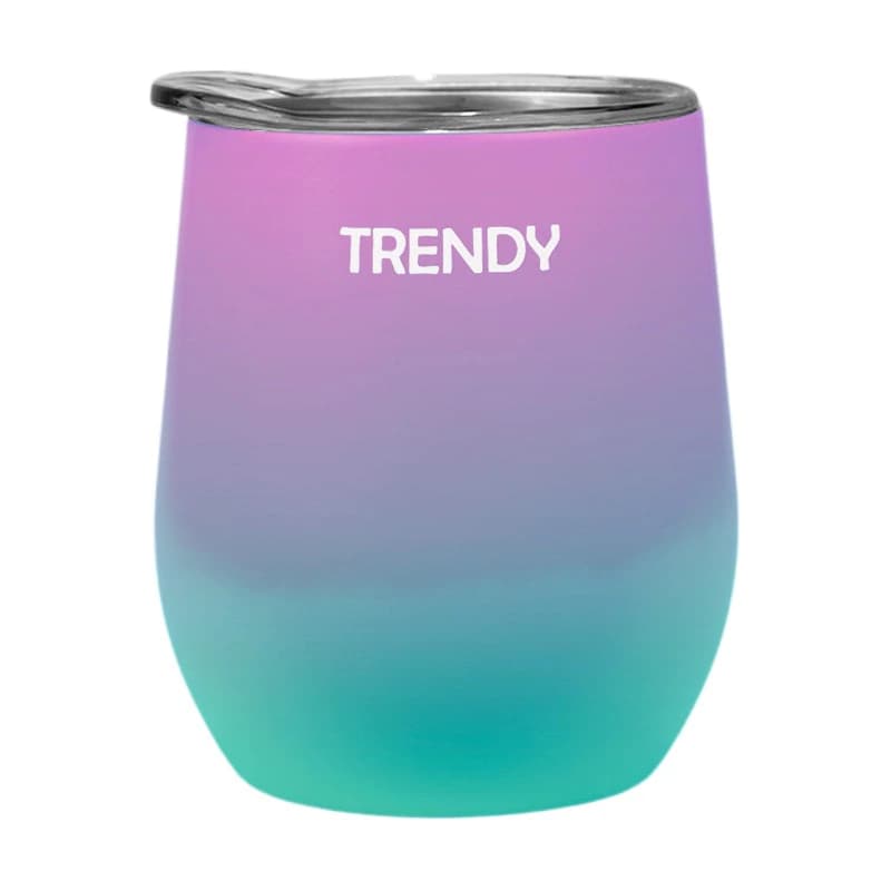 Mate Térmico Trendy 280 ml Acero Inoxidable con Tapa — Frío y Calor — Violeta 16265 / Degradé