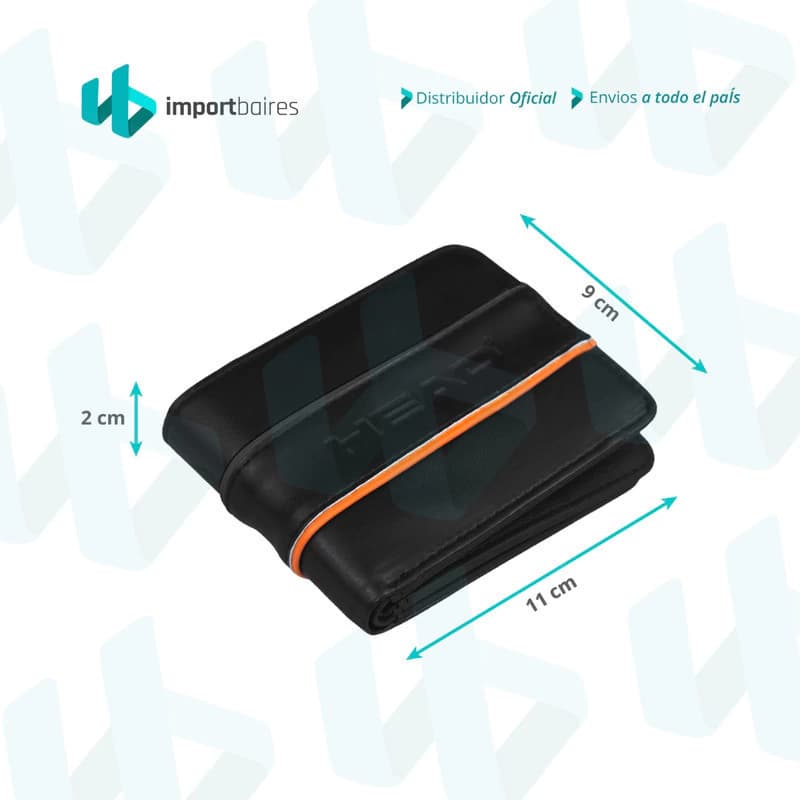 Billetera Head Eco Cuero PU 12 Tarjetas con Caja de Regalo — Gris 26755