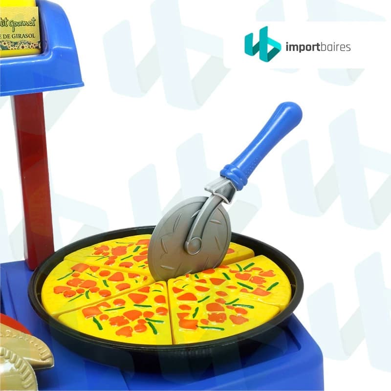 Cocinita Infantil La Pizzería con Accesorios Lionel's 49 Piezas para Niños