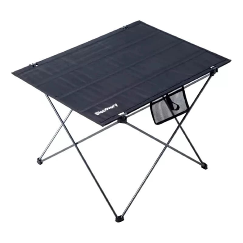 Mesa Plegable Mediana Discovery 70x55x52 cm Negro – Práctica y liviana