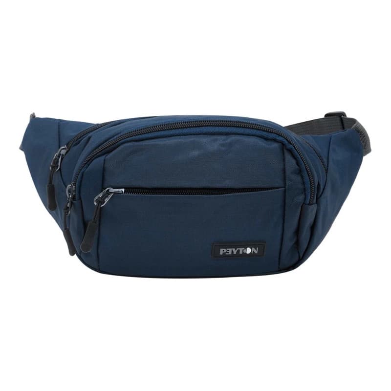 Riñonera Hombre Mujer Deportiva Urban Vintage Celular Diseño — Azul modelo 51196