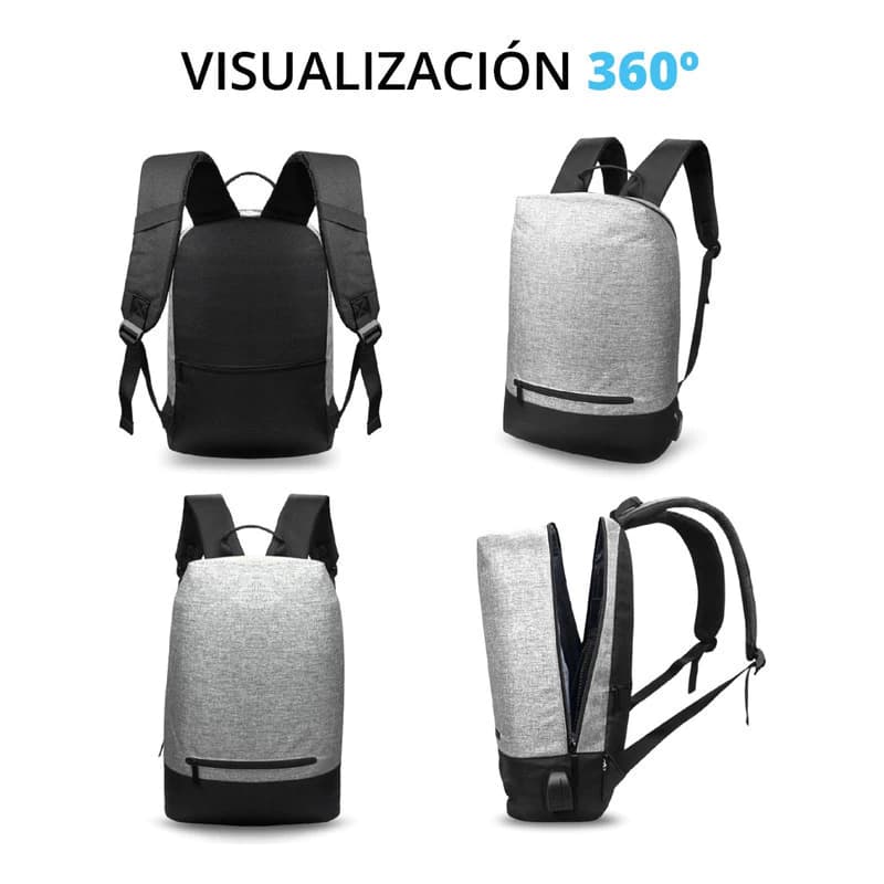 Mochila T-GO Urbana con Porta Notebook 15.6" Reforzada