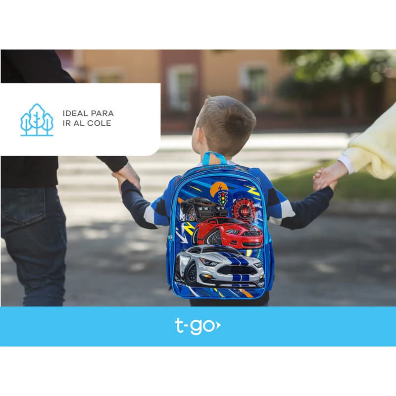 Mochila Escolar 14" para Jardin de infantes | T-go