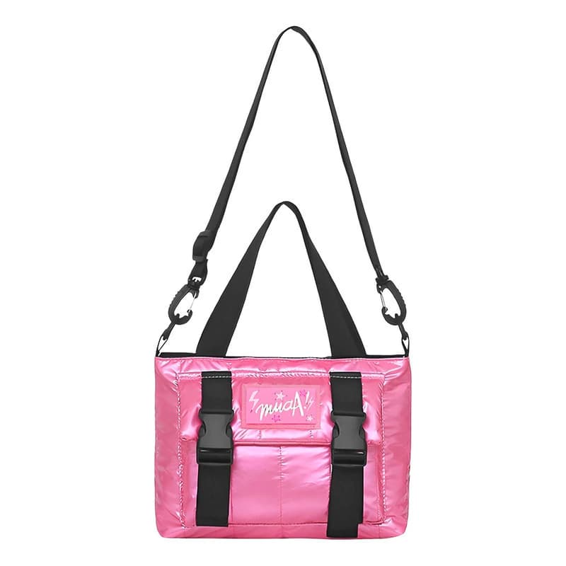 Carteras De Mujer Muaa Bandolera Símil Puffer Juvenil Teen