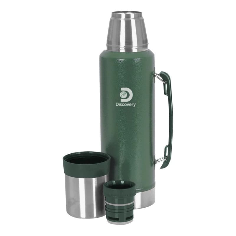 Termo Matero Discovery Adventure Acero Inoxidable 1.3 L – Calor por Horas — Verde
